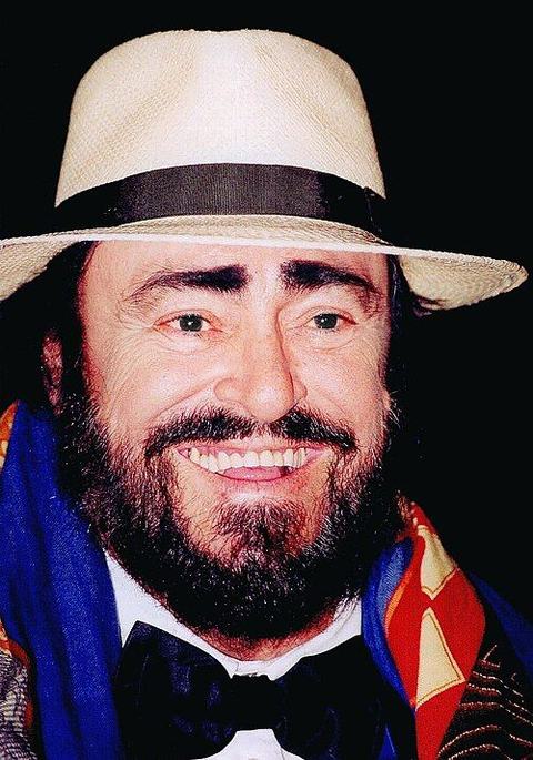 Portrait de Luciano Pavarotti