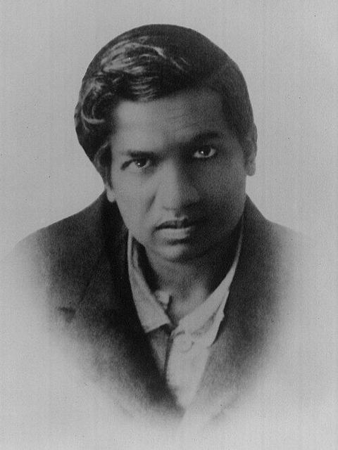 Portrait de Srinivasa Ramanujan
